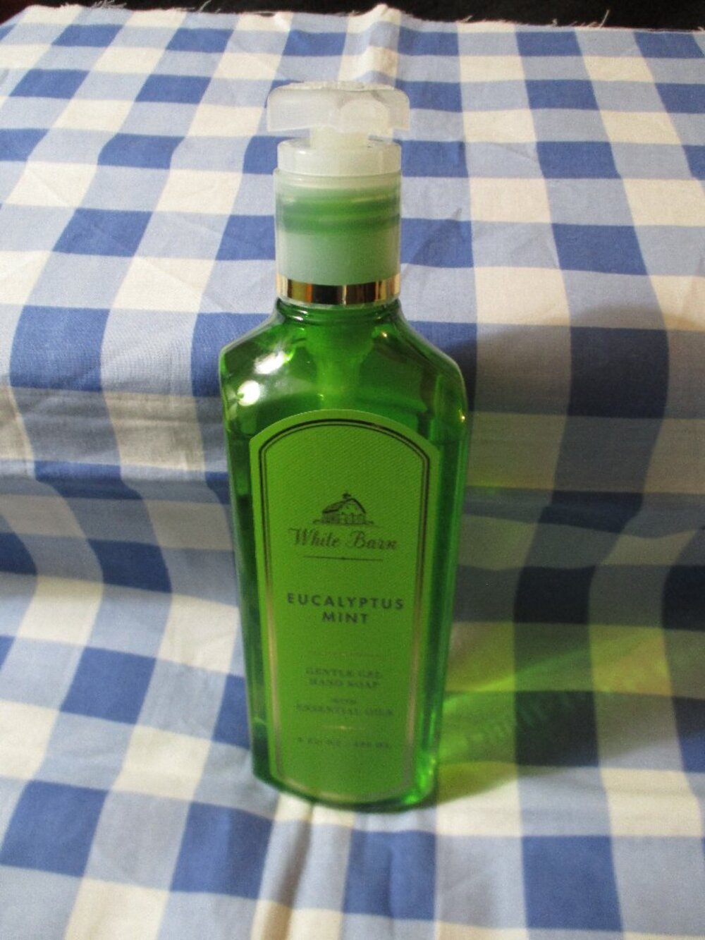 Vintage Bath & Body Works White Barn Eucalyptus Mint Gel Hand Soap NEW